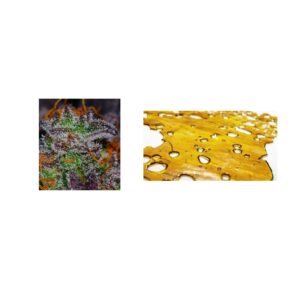 Luxury Dabber Combo – 1/8 oz of Top Shelf Flower and 1 gram of Cannabis Shatter